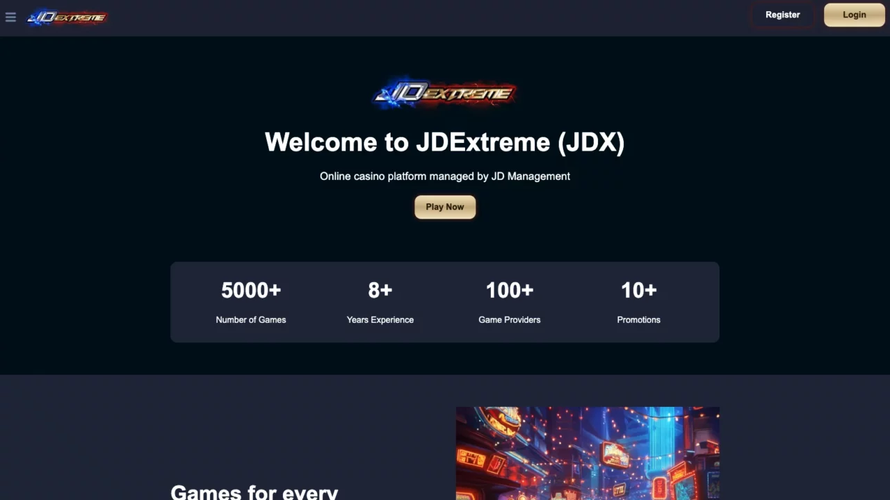 jdextreme jdx register an account